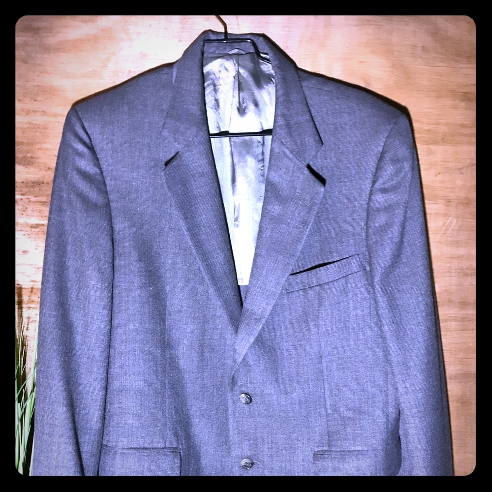 Vintage Stafford wool grey suit blazer/coat